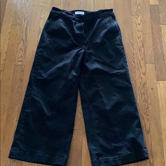 Everlane Pants - Everlane wide leg crop black pant - 12
